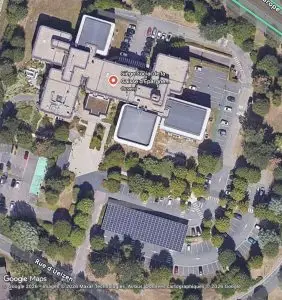 Ombriere du parking de la Caisse d'Epargne à Bois-Guillaume